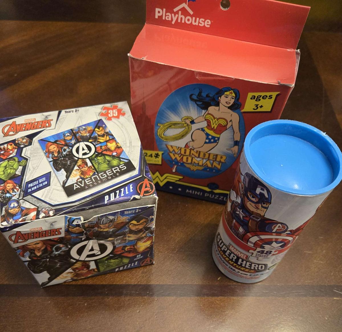Superheros puzzles bundle