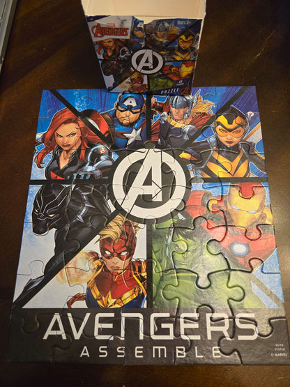 Superheros puzzles bundle