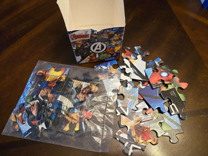 Superheros puzzles bundle