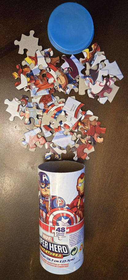Superheros puzzles bundle