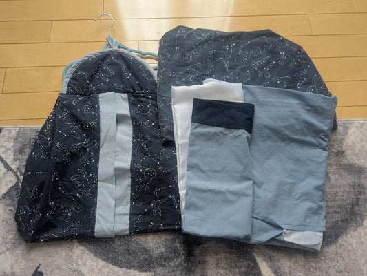 Baby crib sheet, skirt and diaper holder