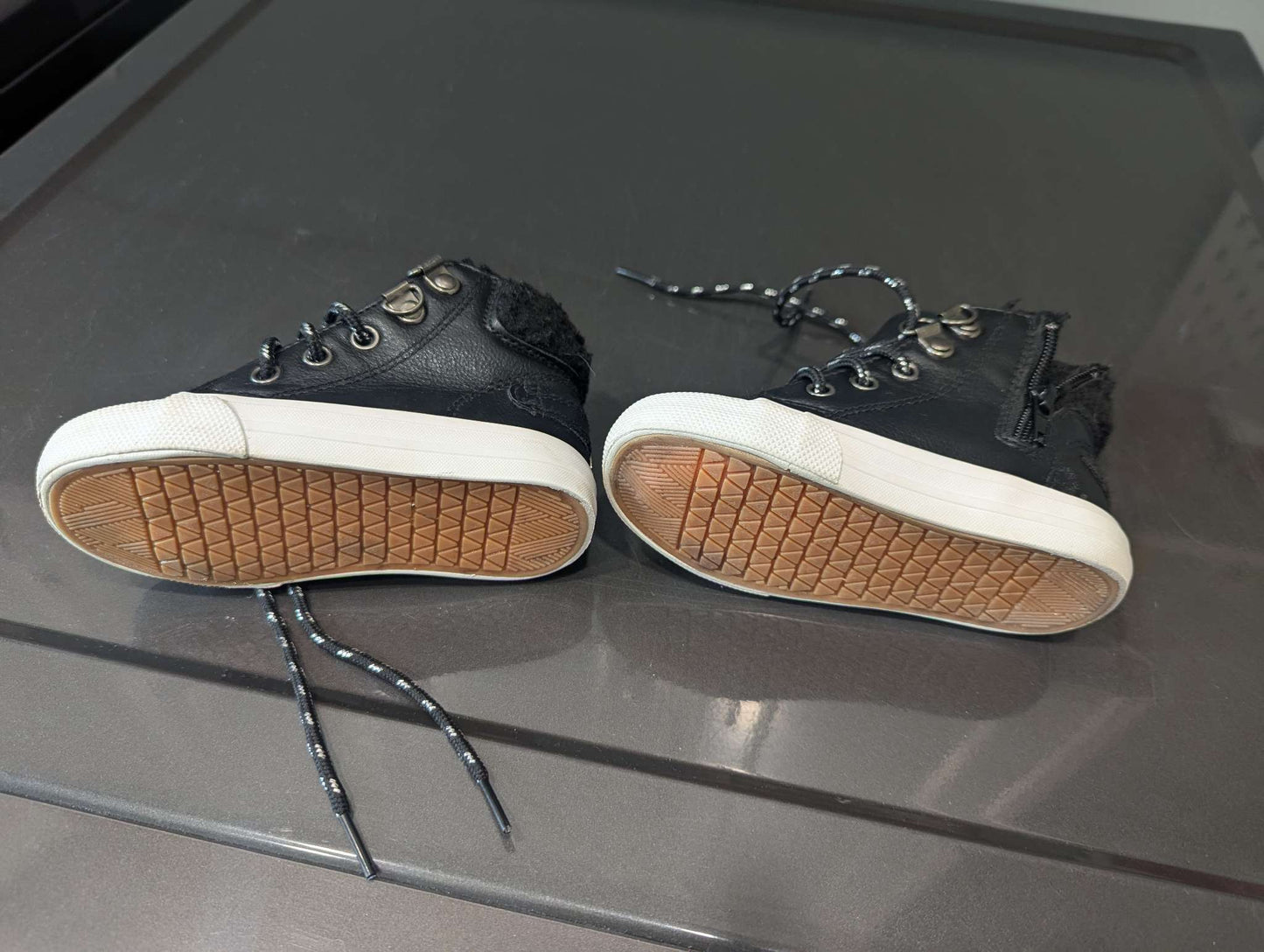 Size 7 spring / fall boots, black, Shoes 7 (Walkers:12-24 mth)