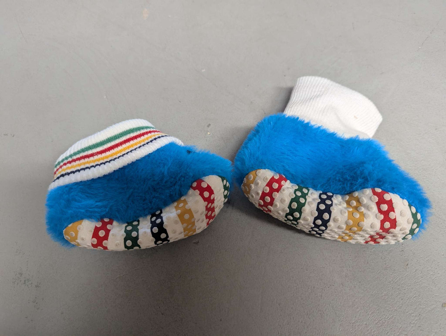 Cookie Monster baby slippers , Shoes 4.5 (Walkers:12-24 mth)