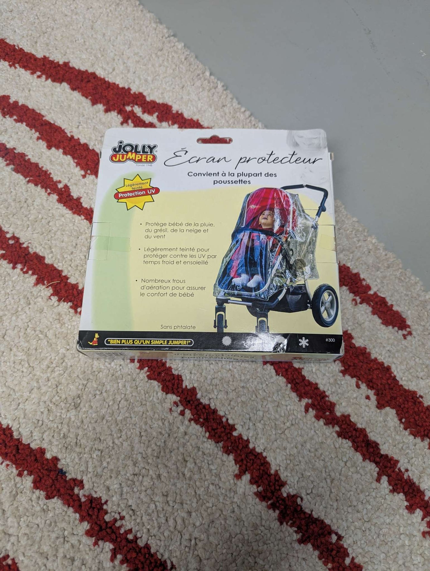 Jolly jumper single stroller rain cover