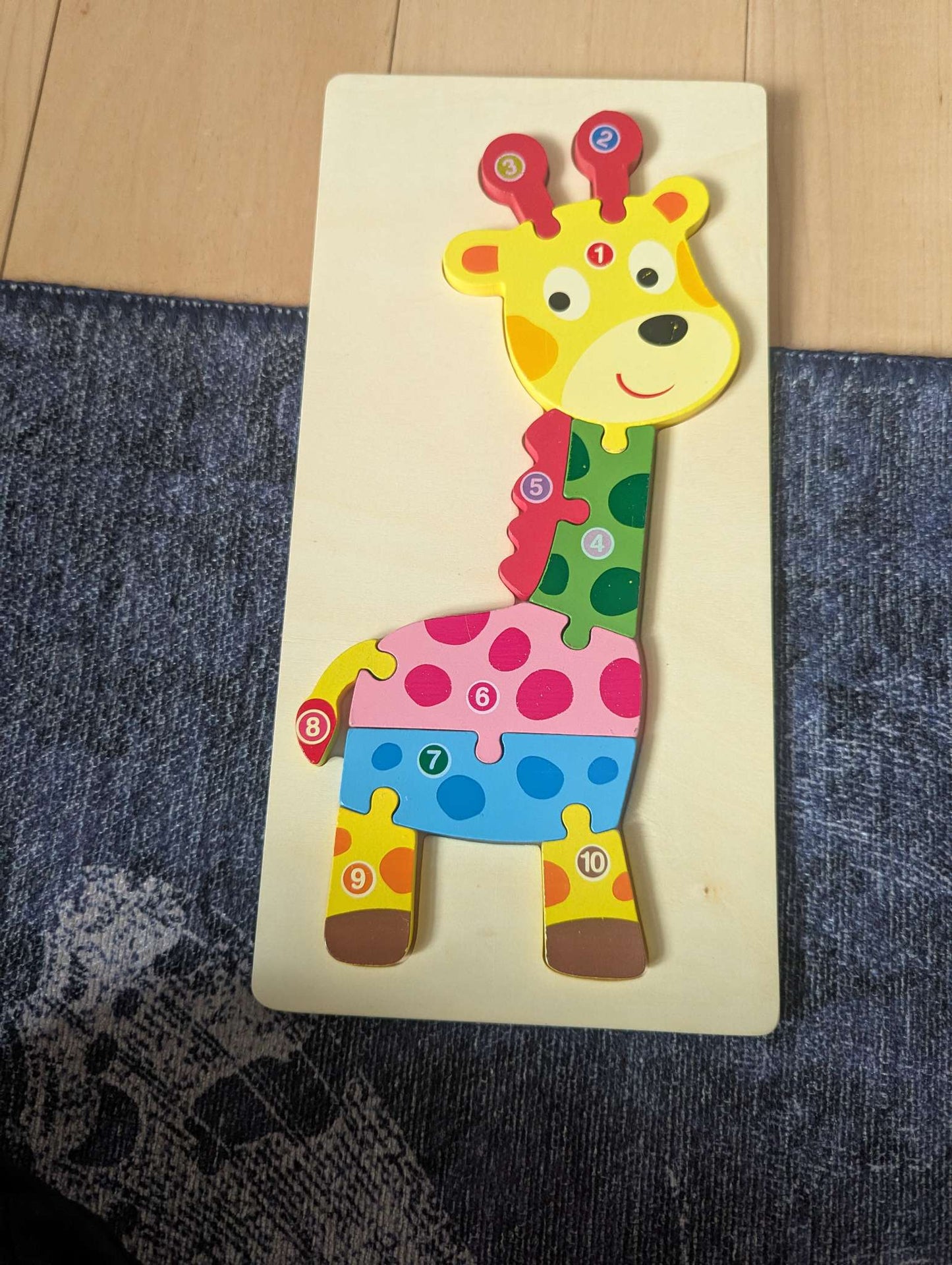 Wood puzzle - giraffe