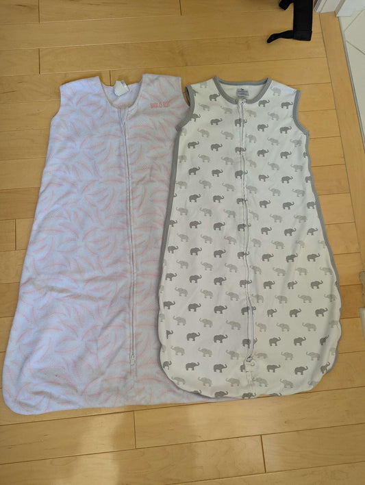 Sleep sacs, pack of 2, 12-18 months, 12-18 Months (Large)
