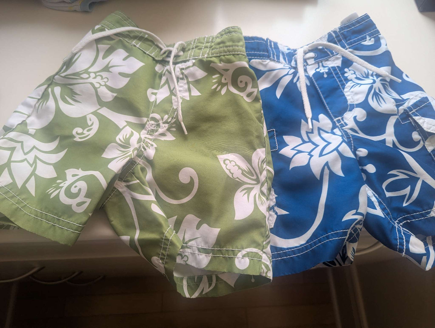 Set of two lined swim shorts for boys 12-18mo, Kids 18 Month (12-18M)