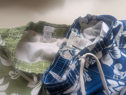 Set of two lined swim shorts for boys 12-18mo, Kids 18 Month (12-18M)