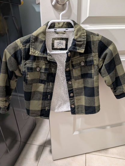2t outdoor fleece lined shirt sweater , Kids 2T