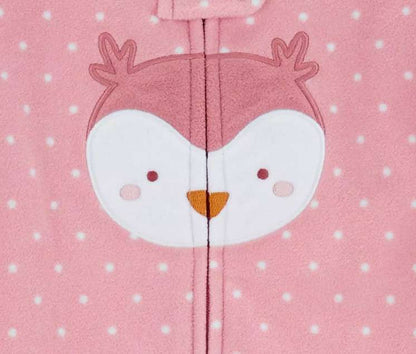 2-Way Zip Fleece Wearable Blanket, 0-6 Months (Small)