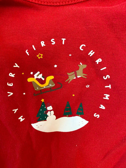 Carter's My First Christmas Outfit 6M, Kids 6 Month (3-6M)
