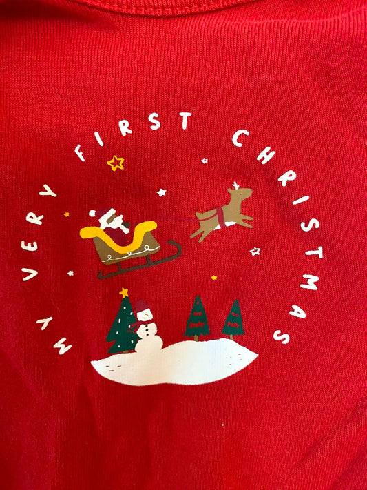 Carter's My First Christmas Outfit 6M, Kids 6 Month (3-6M)