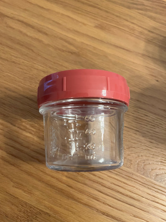 Mini Glass Food Storage Jars x10