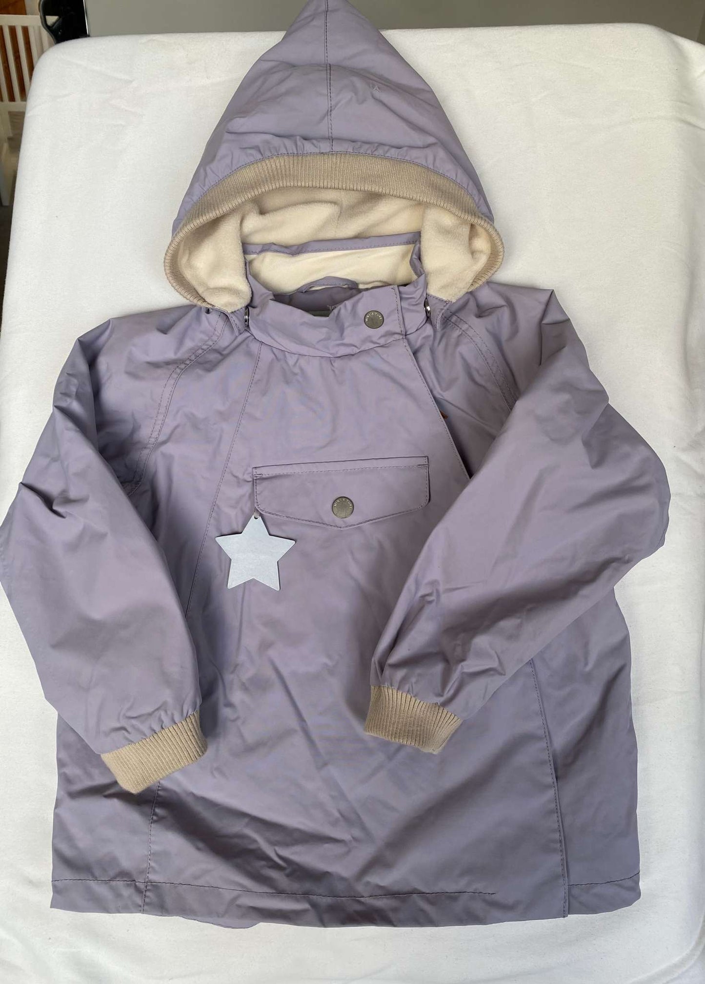 Mini A Ture Matwai WAI FLEECE LINED SPRING JACKET Minimal Lilac NWT MSRP $180, Kids 6/6X