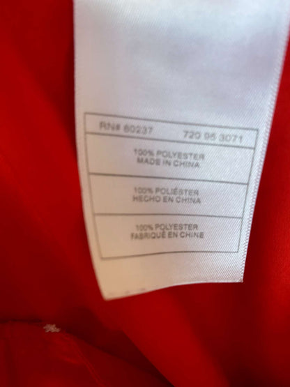 Puma Red Windbreaker with roll up hood and stow pouch Sz 5T (MSRP 60), Kids 5/5T