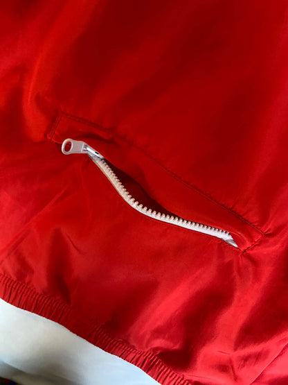 Puma Red Windbreaker with roll up hood and stow pouch Sz 5T (MSRP 60), Kids 5/5T