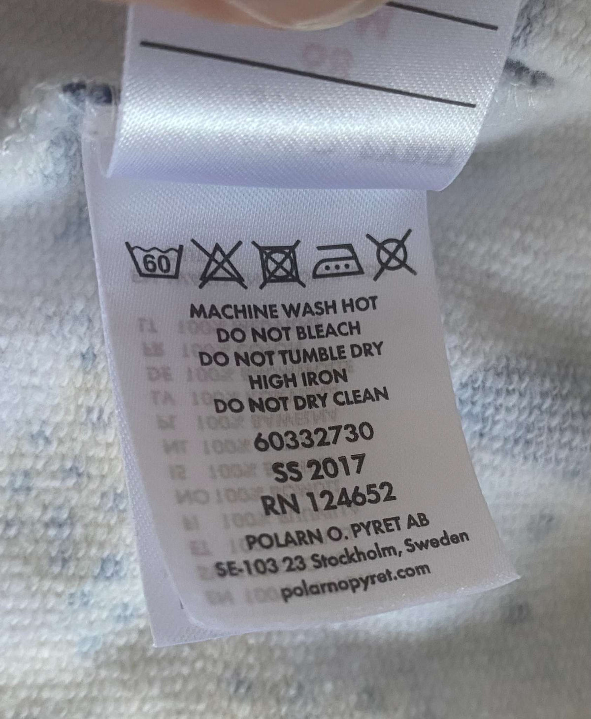 Polarn O Pyret (Swedish brand) L/S hooded romper 4-6m (MSRP $75), Kids 6 Month (3-6M)