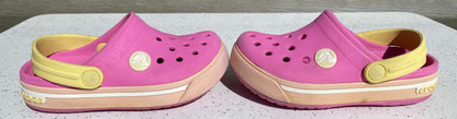 Pink Crocs Kids Crocband Clogs Sz 8/9 (MSRP $55), Shoes 8 (Toddler:2-4yr)