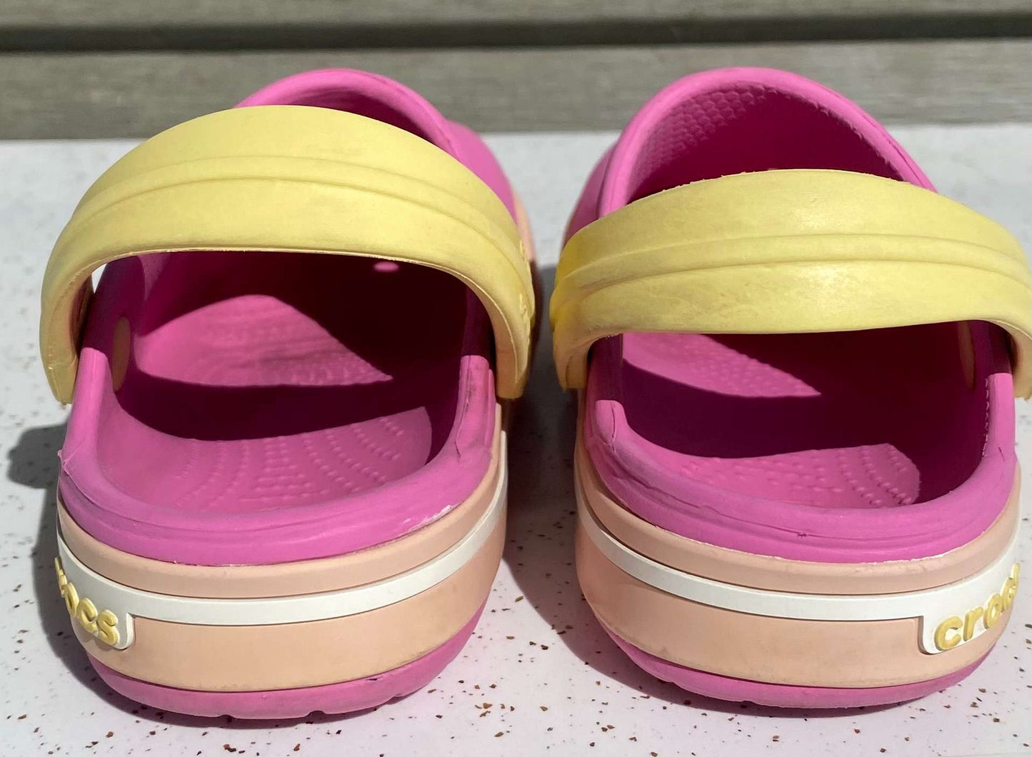 Pink Crocs Kids Crocband Clogs Sz 8/9 (MSRP $55), Shoes 8 (Toddler:2-4yr)