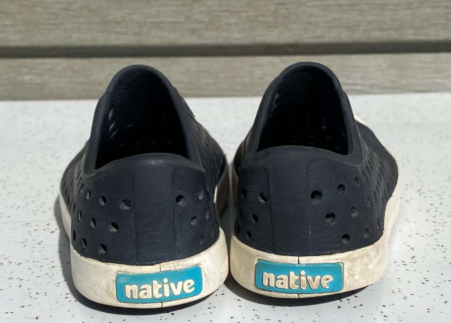 Navy Native Jefferson Slip Ons Sz 8 (MSRP $50), Shoes 8 (Toddler:2-4yr)