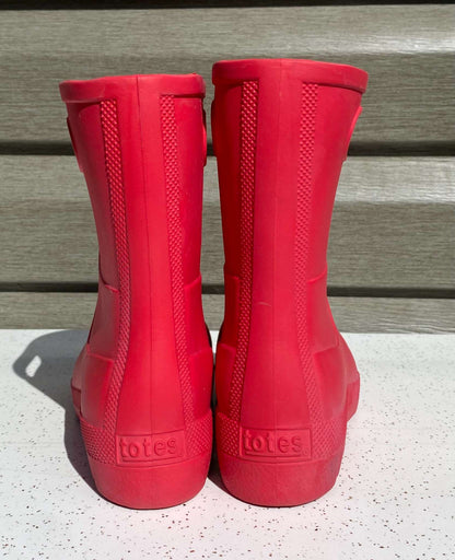 Red Totes Kids Everywear Rain Boots Sz 13, Shoes 13 (Kids:4-8yr)