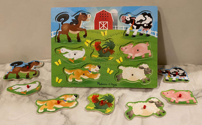 Melissa & Doug On The Farm Sound Puzzle