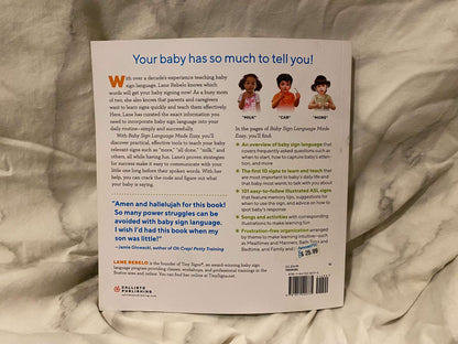 Baby Sign Language Made Easy: 101 Signs to Start Communicating with Your Child Now