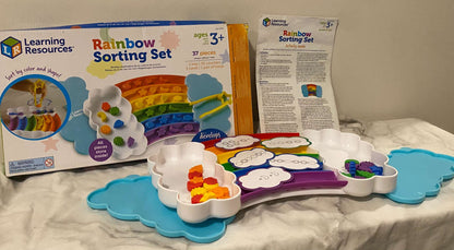 Learning Resources Rainbow Sorting Set (read description!)