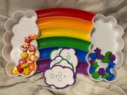 Learning Resources Rainbow Sorting Set (read description!)
