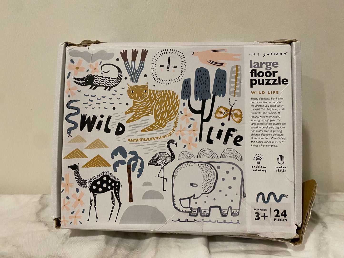 Wee Gallery Wild Life Floor Puzzle (MSRP $48)