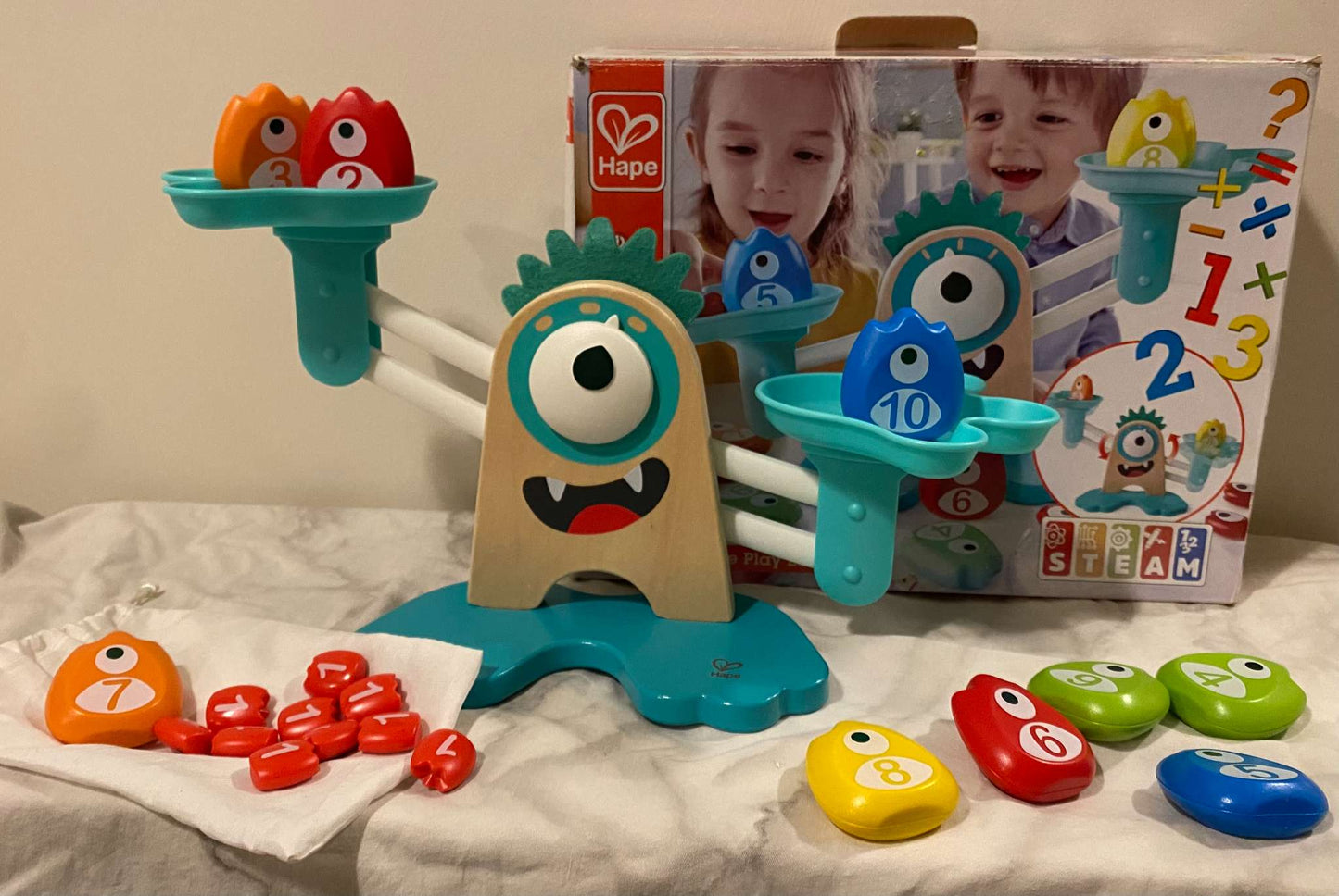 Hape Monster Math Scale (MSRP $45)