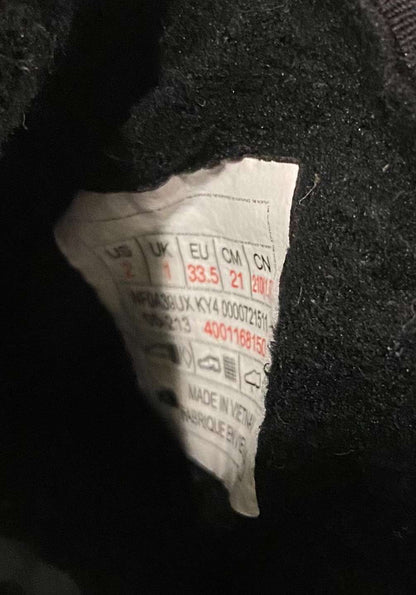 Black North Face Thermoball Traction Mules Sz 2 (MSRP $70), Shoes 2 (Kids:4-8yr)