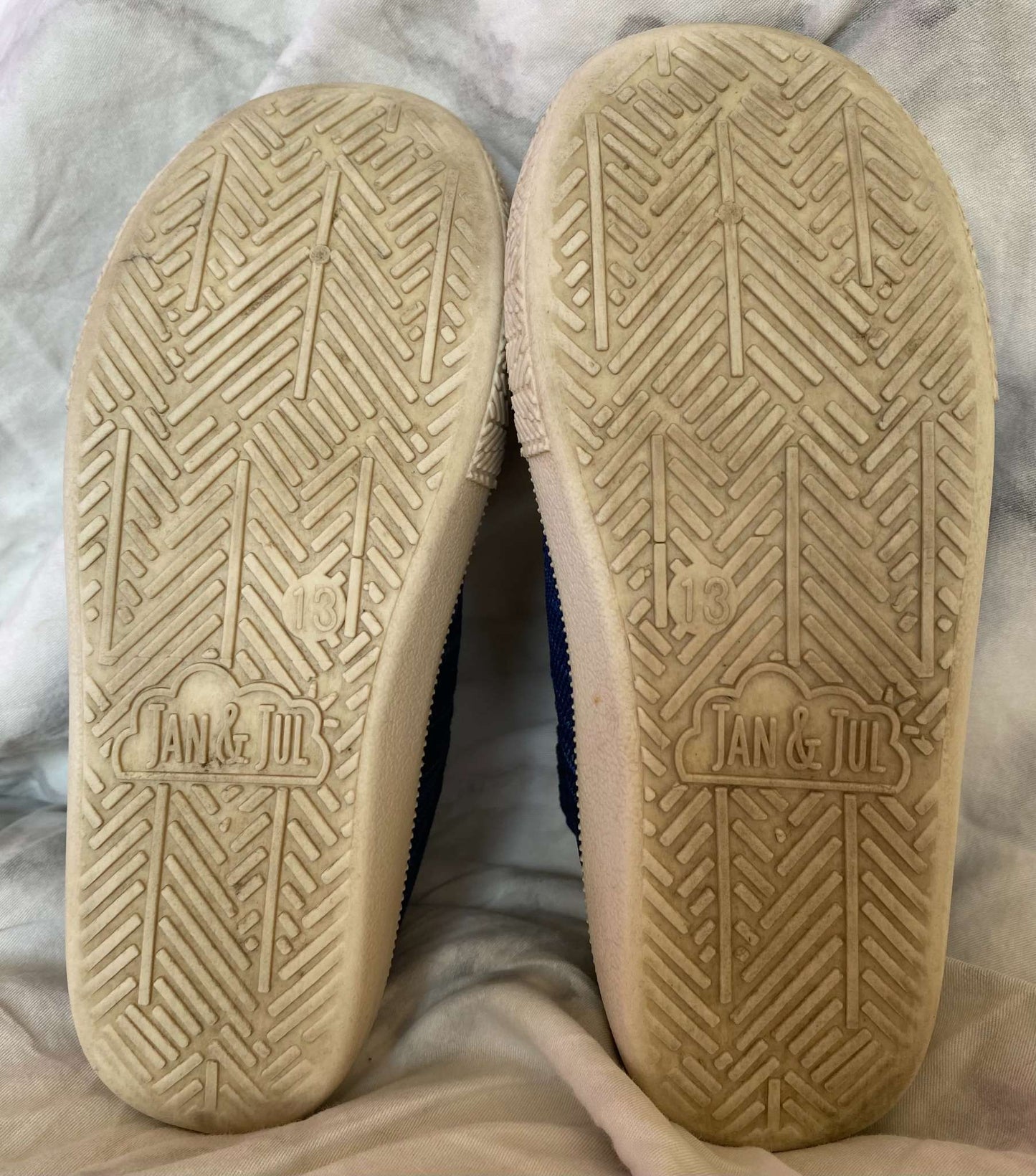 Blue Jan & Jul Xplorer Slip Ons Sz 13 (MSRP $40), Shoes 13 (Kids:4-8yr)