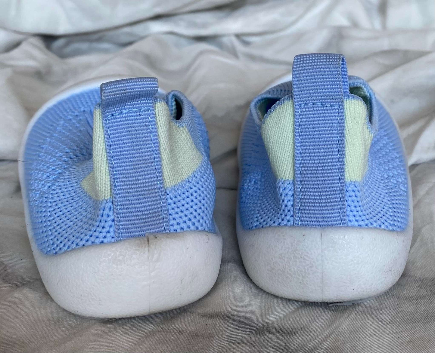 Blue mesh toddler sock shoes Sz 13.5, Shoes 1 (Baby: 0-12 mth)