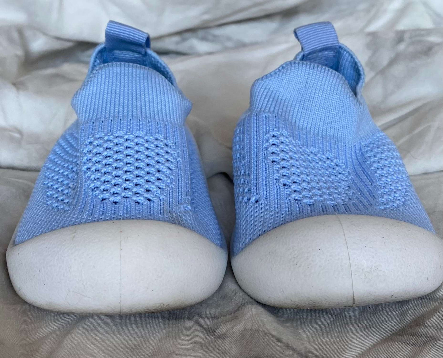 Blue mesh toddler sock shoes Sz 13.5, Shoes 1 (Baby: 0-12 mth)