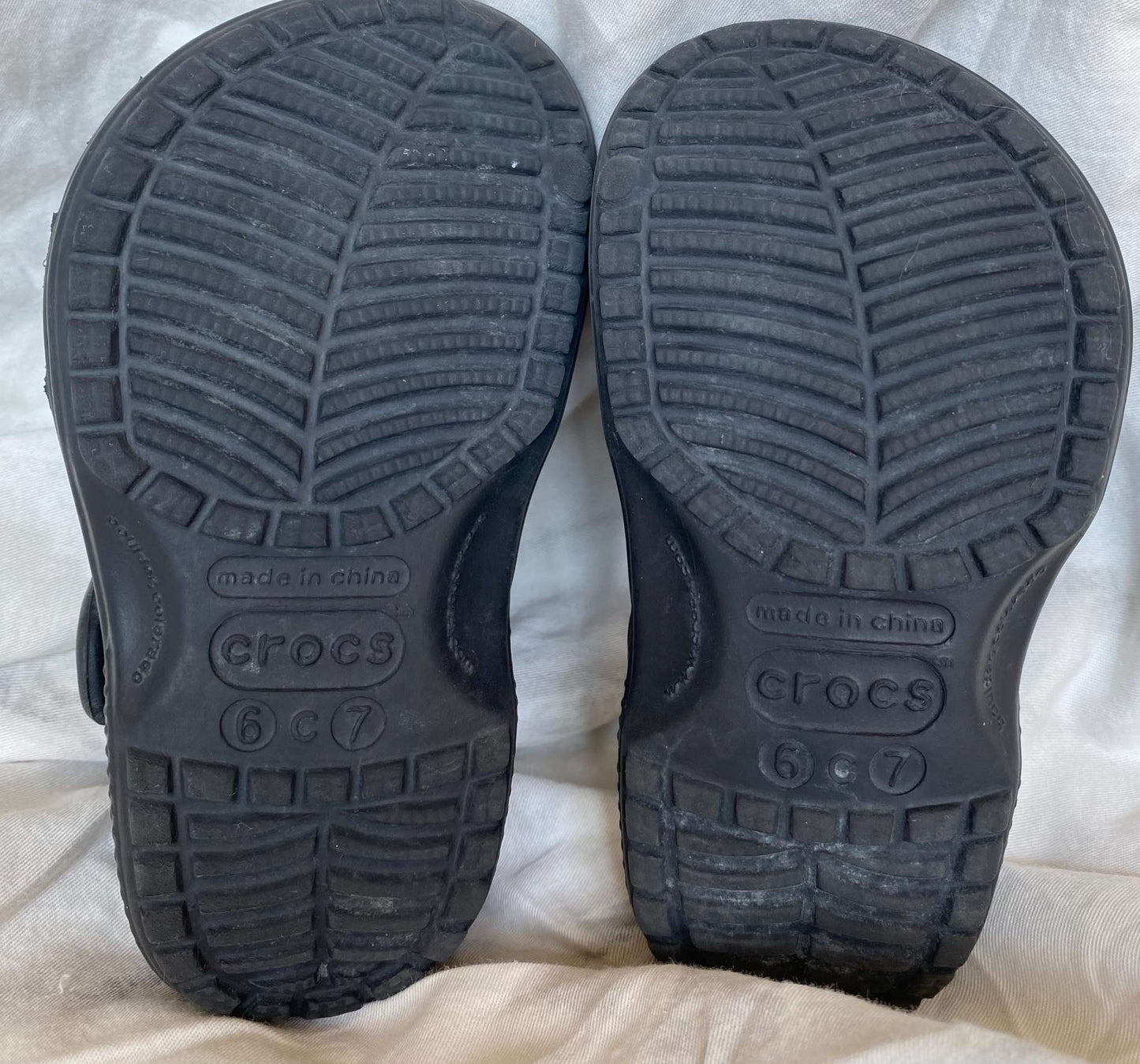Black Toddler Crocs Clogs Sz 6/7, Shoes 6 (Walkers:12-24 mth)