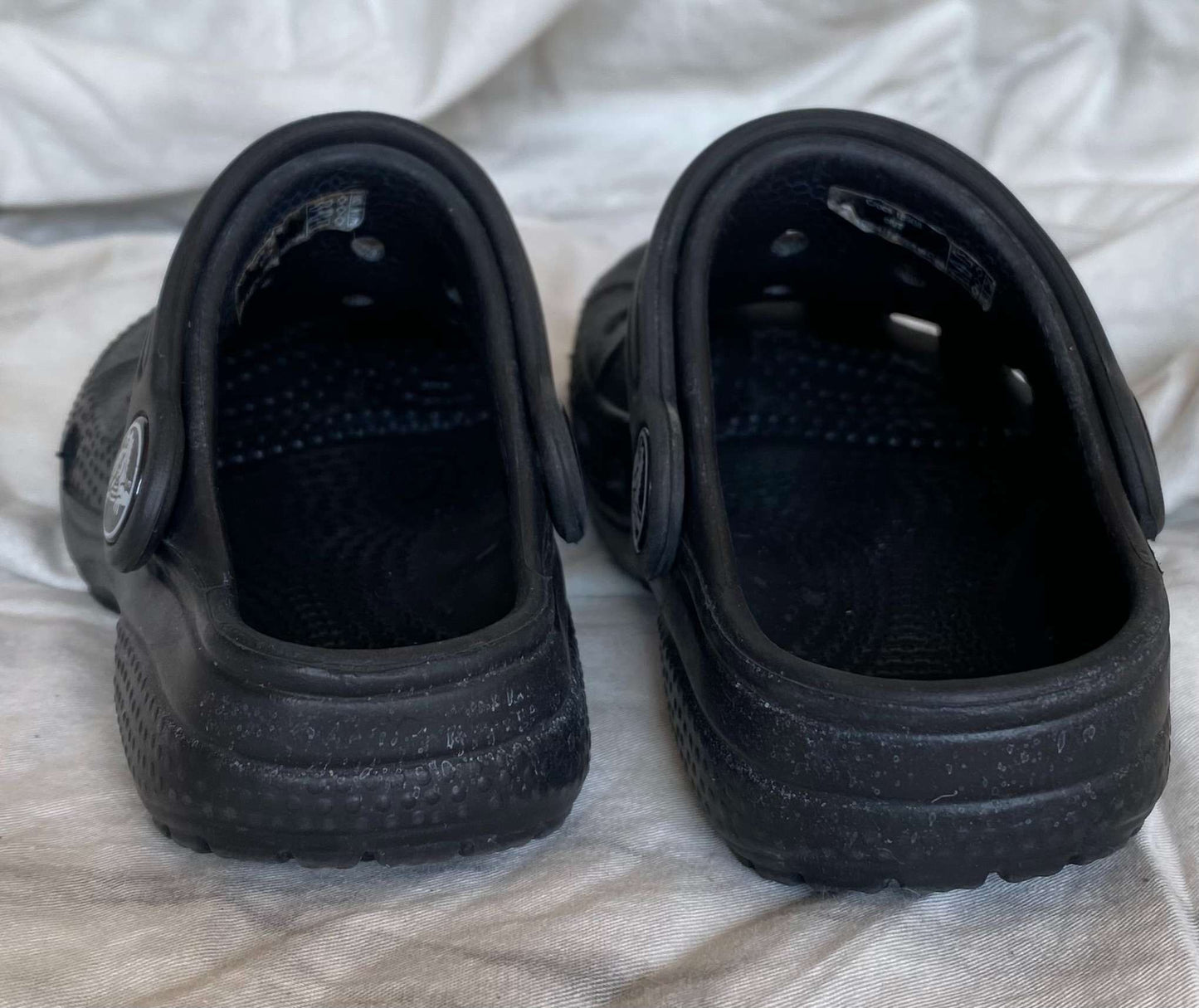Black Toddler Crocs Clogs Sz 6/7, Shoes 6 (Walkers:12-24 mth)