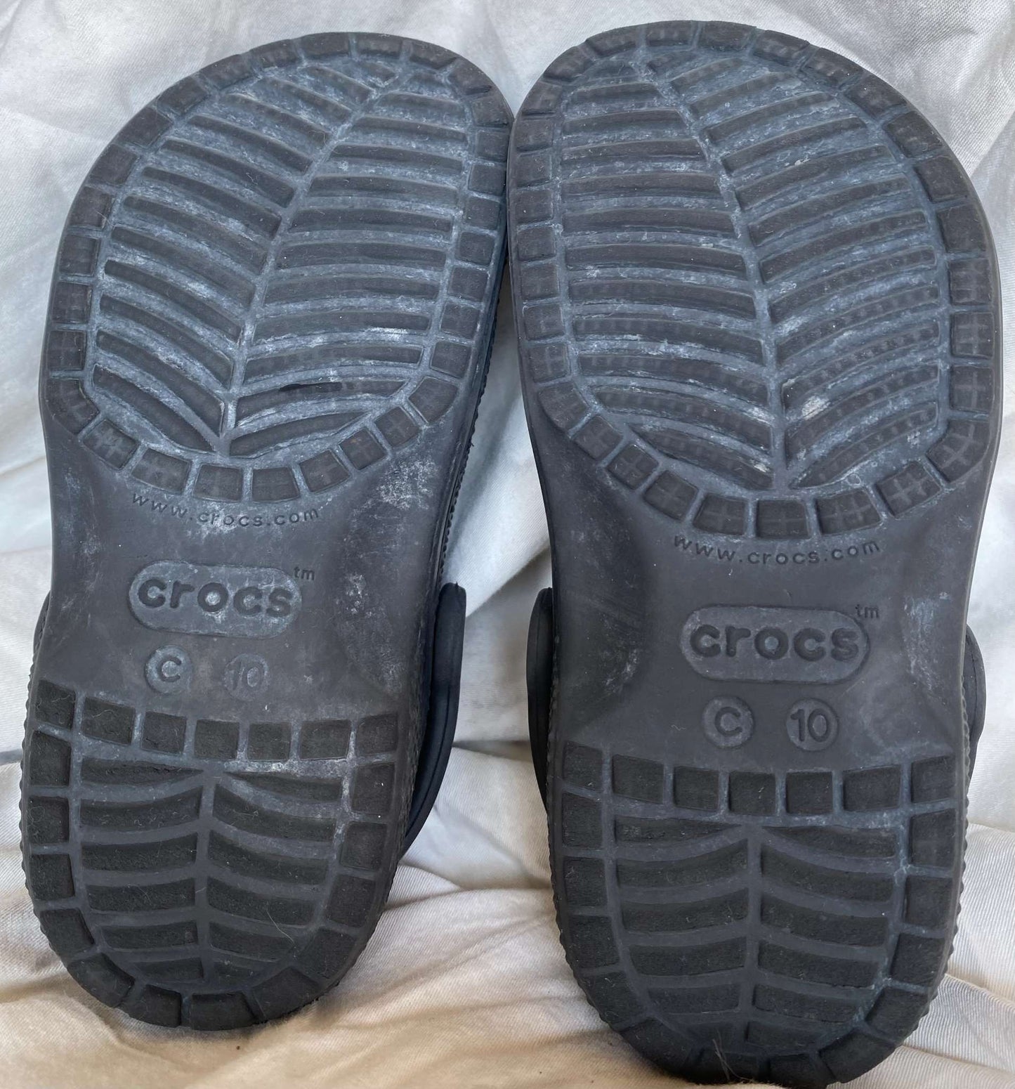 Black Crocs Sz 10, Shoes 10 (Toddler:2-4yr)