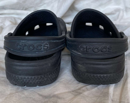 Black Crocs Sz 10, Shoes 10 (Toddler:2-4yr)