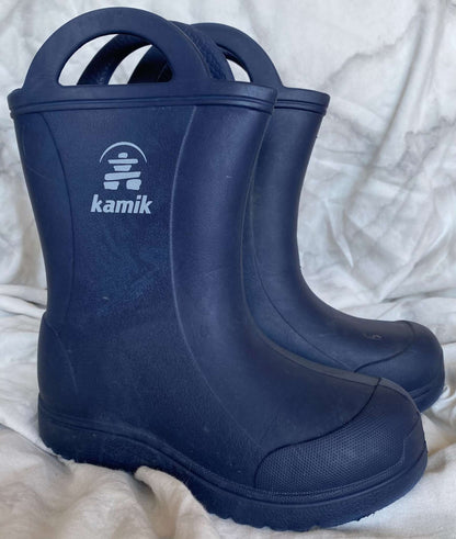 Blue Kamik Kids Rain Boots Sz 9, Shoes 9 (Toddler:2-4yr)