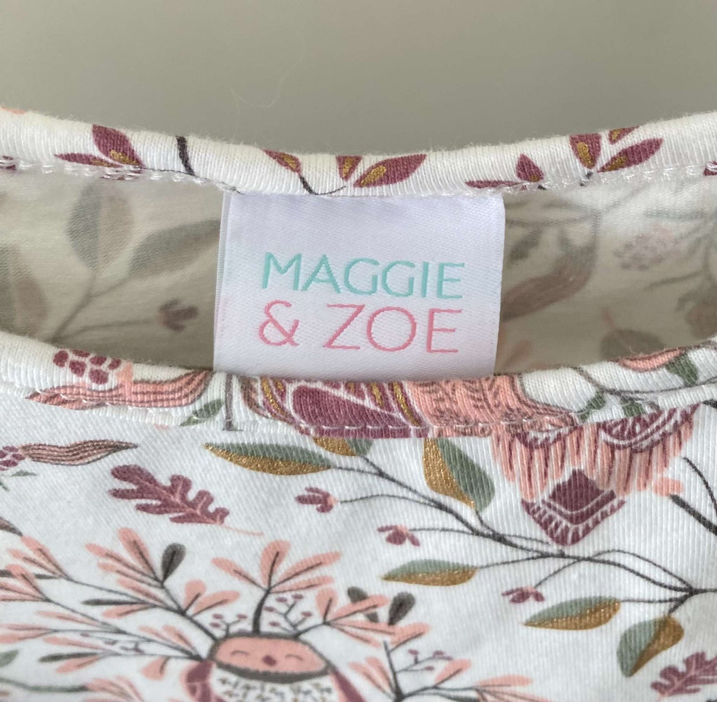 Maggie & Zoe tiered L/S top in woodland print 5T, Kids 5/5T