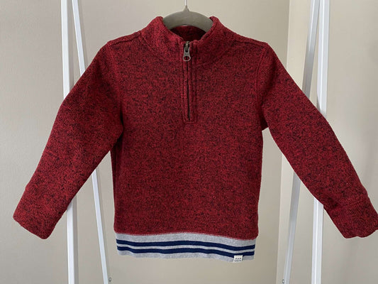 Red Gap 1/4 zip sweater 2T, Kids 2T