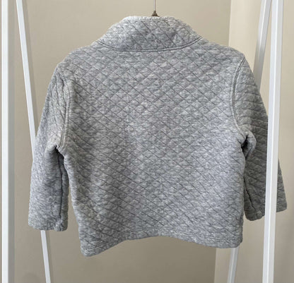 Grey Gap Toddler Quilted Pullover Sweater, Kids 2T