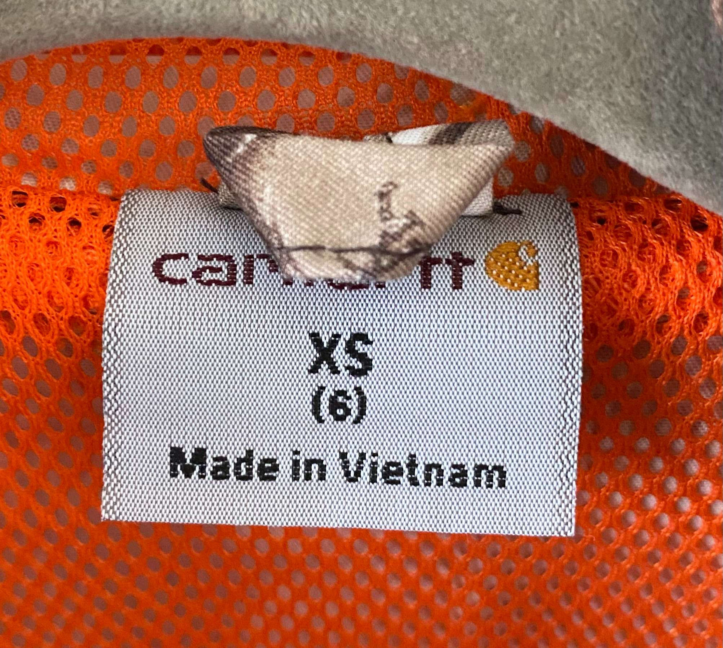 Carhartt Toddler Boys' Packable Work Camo Hooded Rain Jacket Sz XS/6, Kids 6/6X