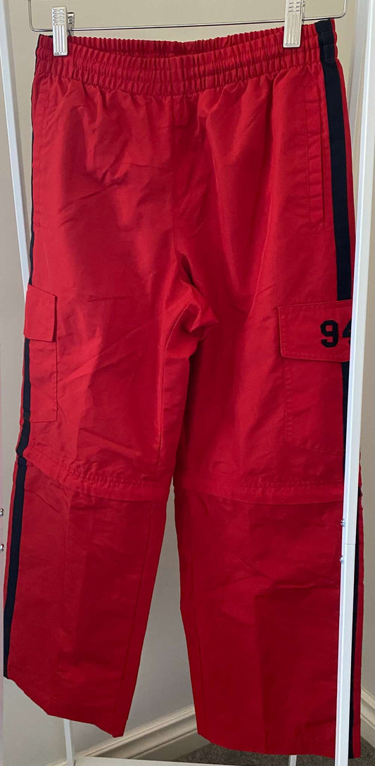 Old Navy kids' red convertible windbreaker cargo track pants Sz L, Kids 10