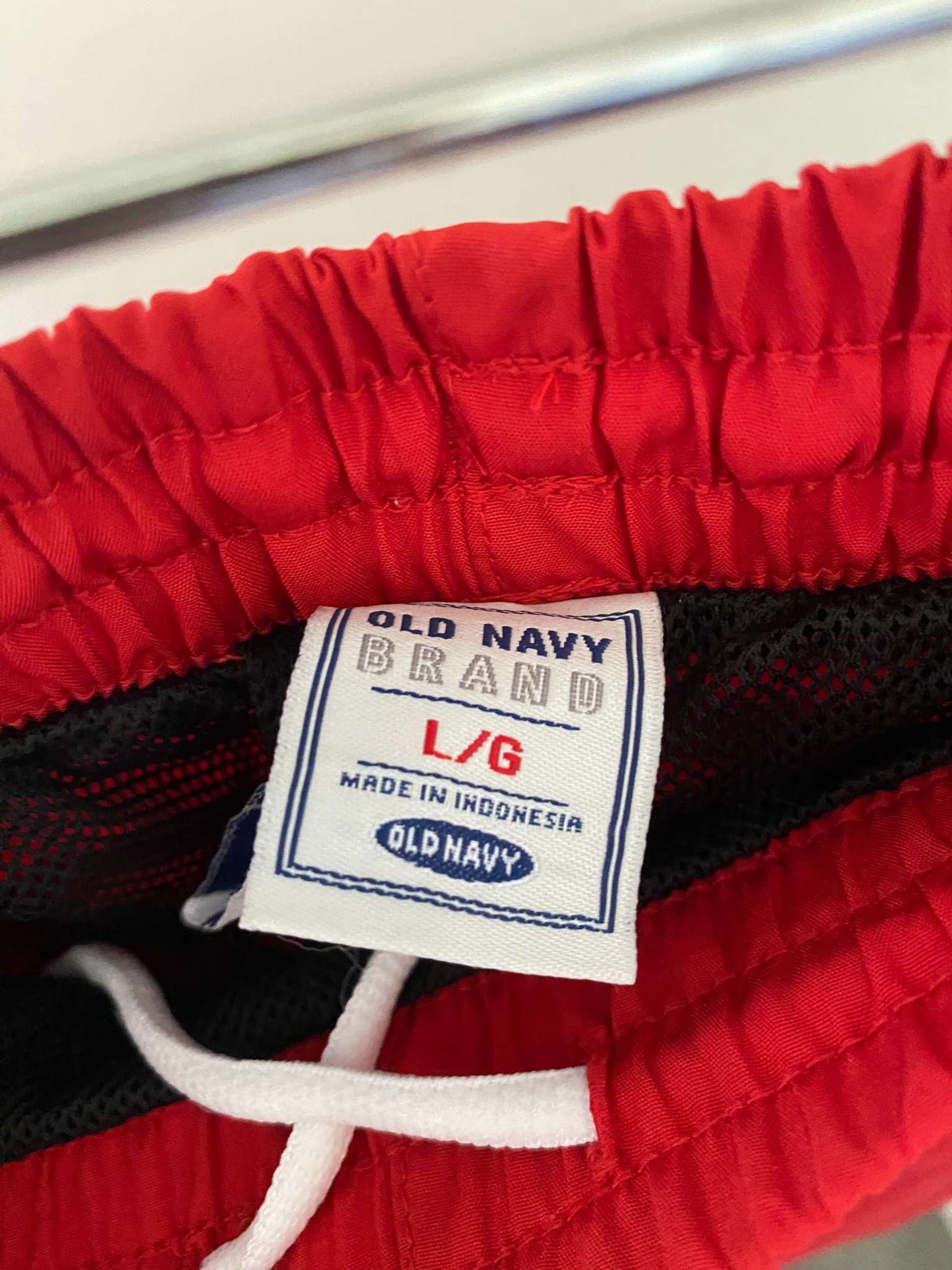 Old Navy kids' red convertible windbreaker cargo track pants Sz L, Kids 10