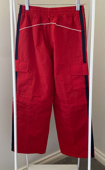 Old Navy kids' red convertible windbreaker cargo track pants Sz L, Kids 10
