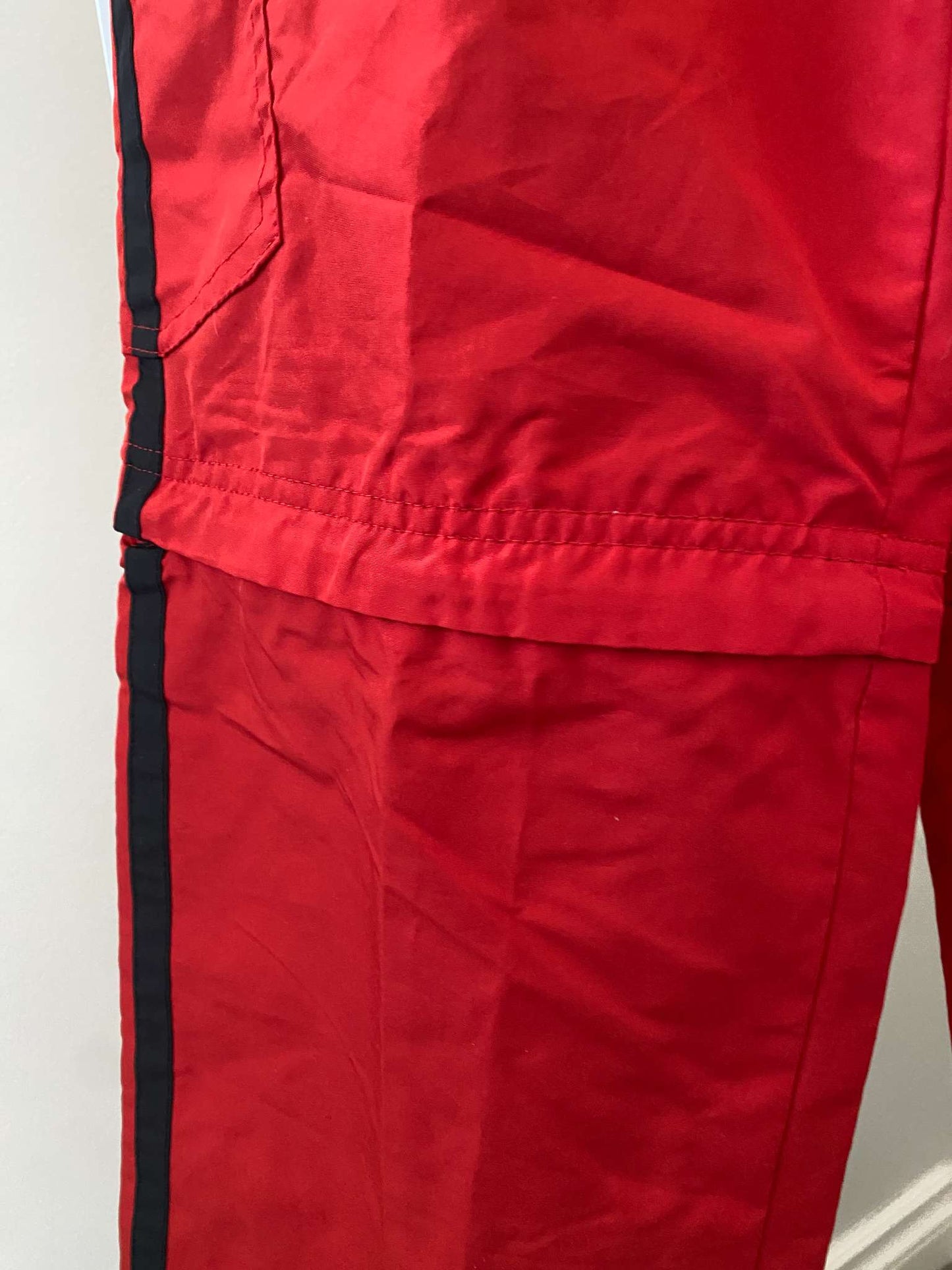 Old Navy kids' red convertible windbreaker cargo track pants Sz L, Kids 10