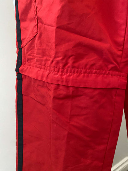 Old Navy kids' red convertible windbreaker cargo track pants Sz L, Kids 10