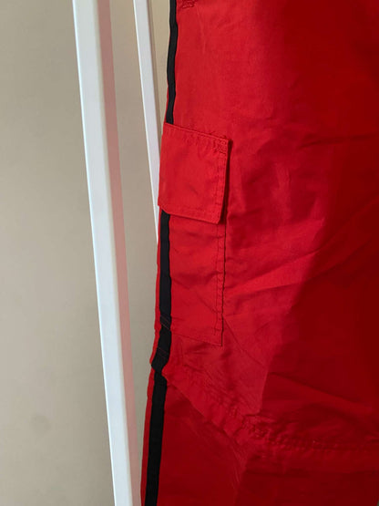 Old Navy kids' red convertible windbreaker cargo track pants Sz L, Kids 10